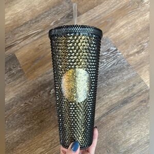 Starbucks 2020 Limited Edition Fall Black/Gold Studded Tumbler